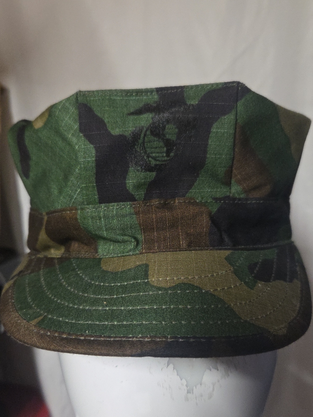VINTAGE U.S. MARINES Issue Rip Stop Camouflage Utility Cover